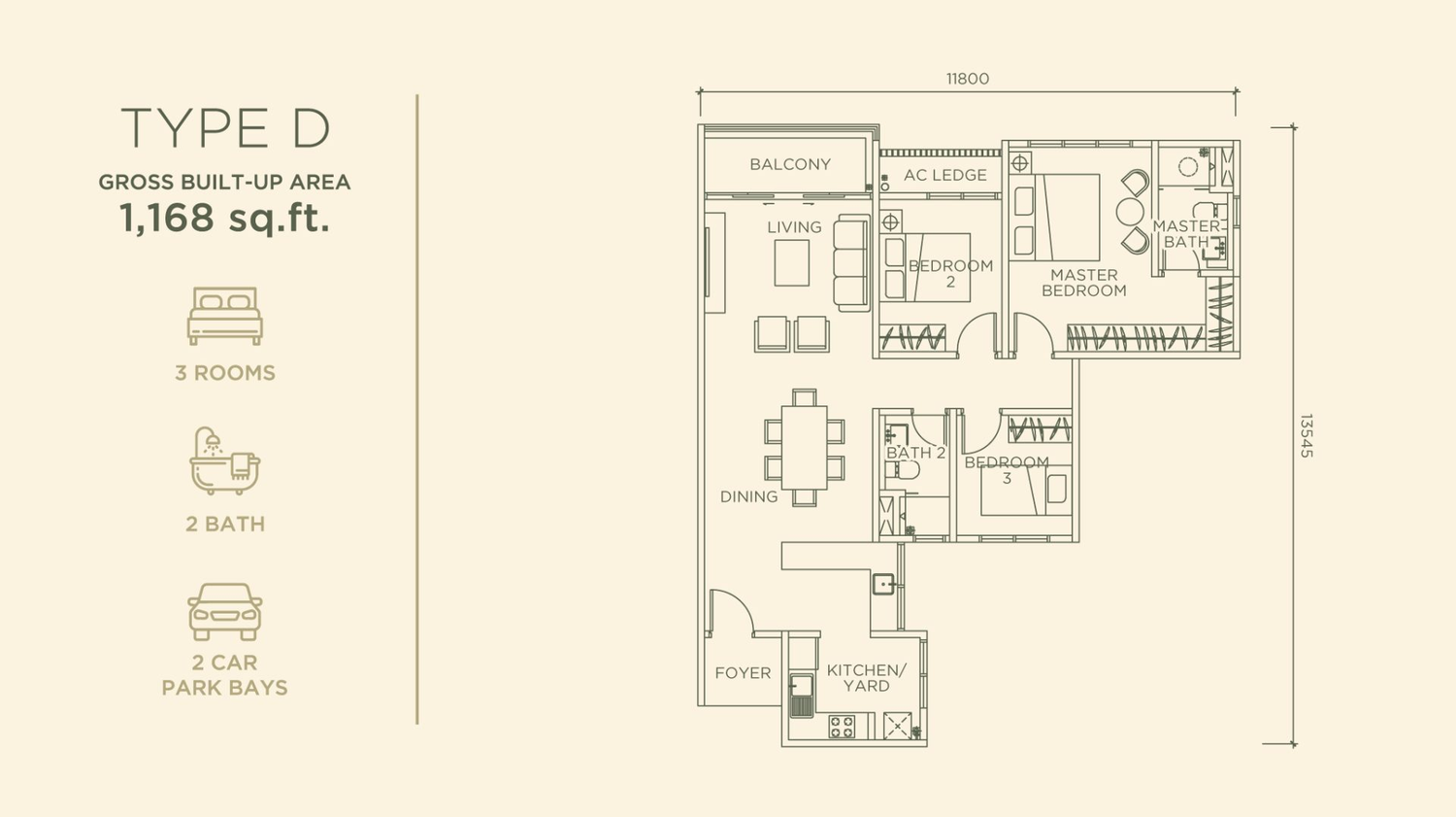 Type D floor plan